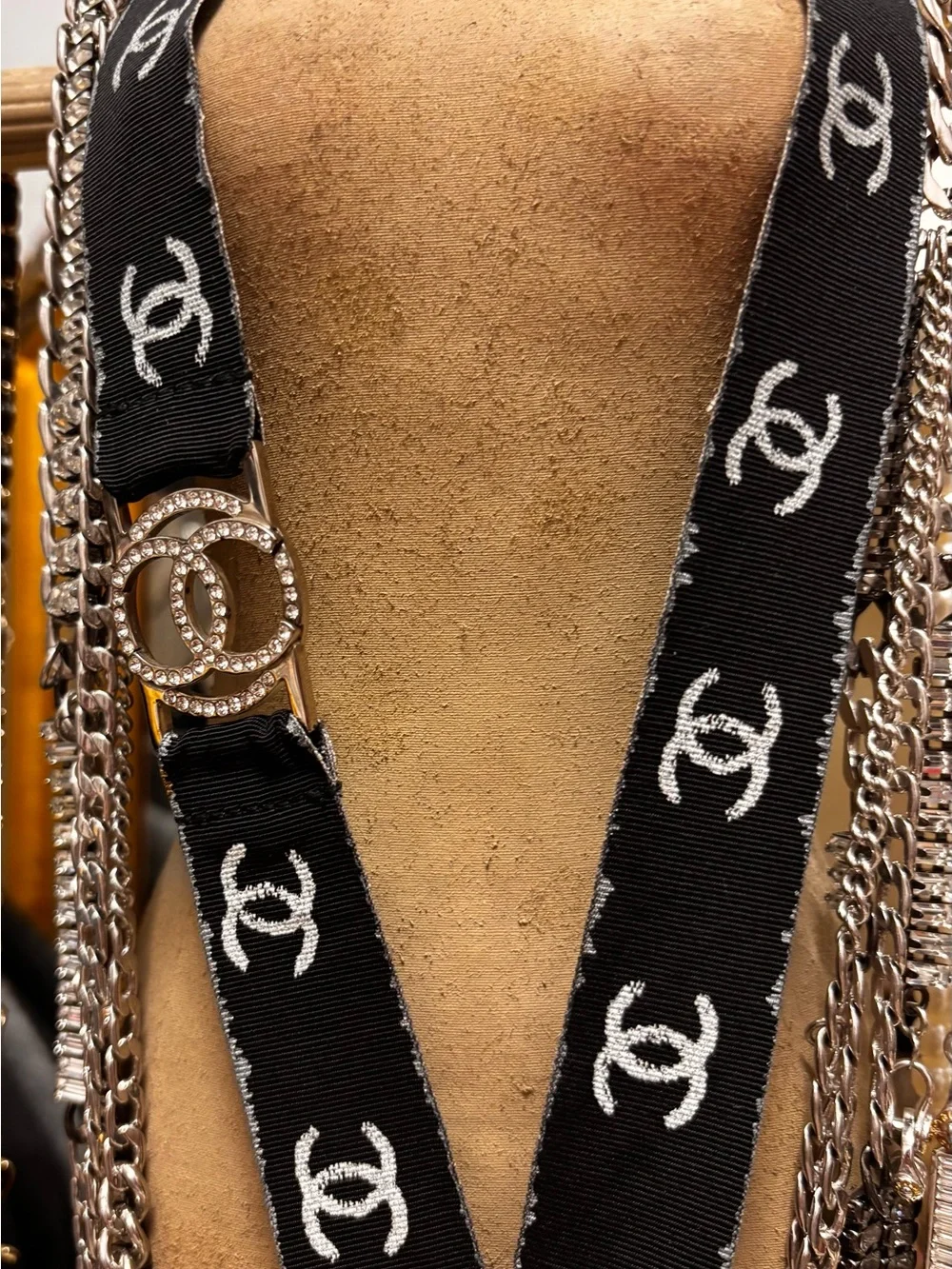 Vintage CHANEL Ribbon Lanyard